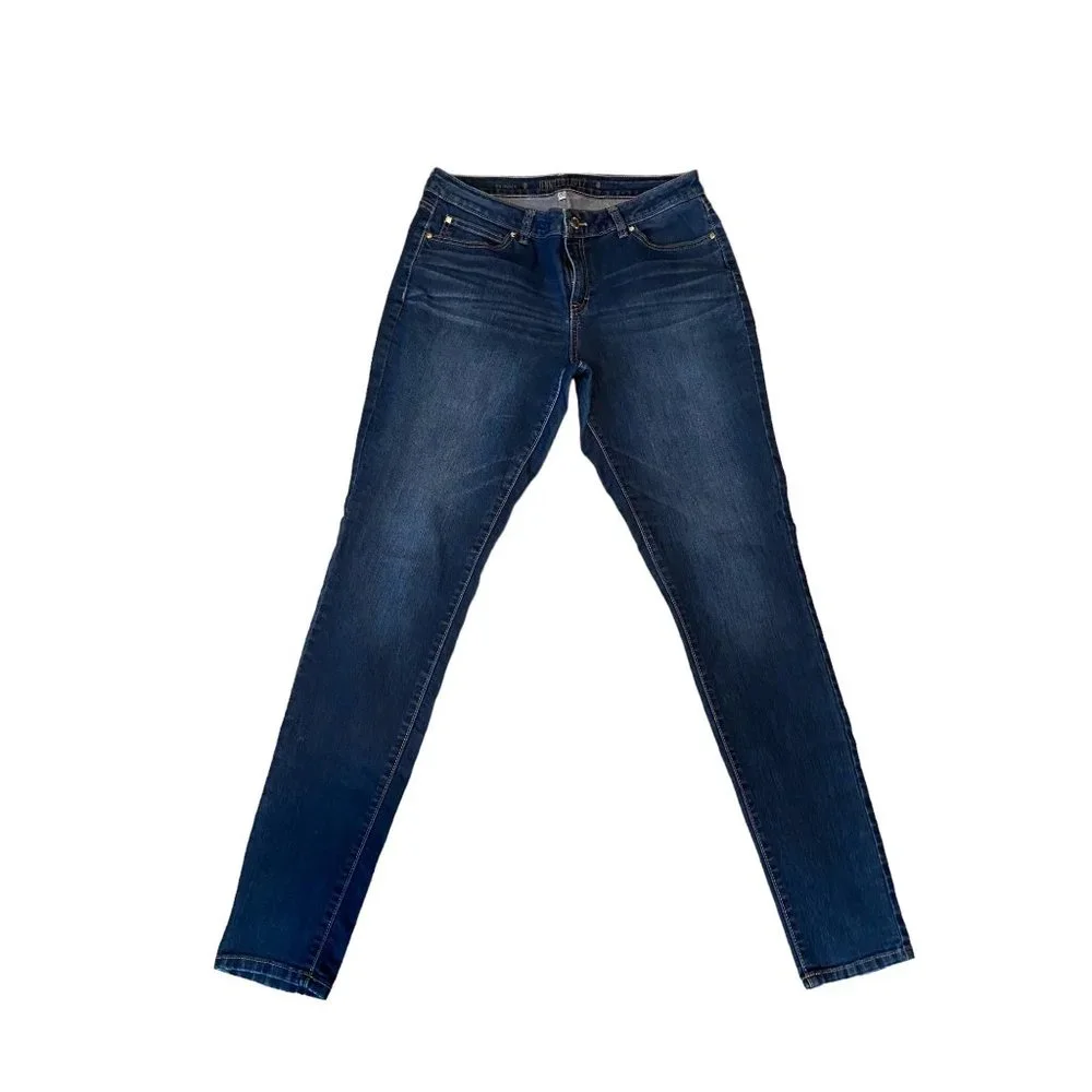 Jennifer Lopez Blue Jeans Womens 12 Long Skinny Origional